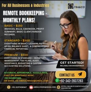remote bookkeeping and accounting